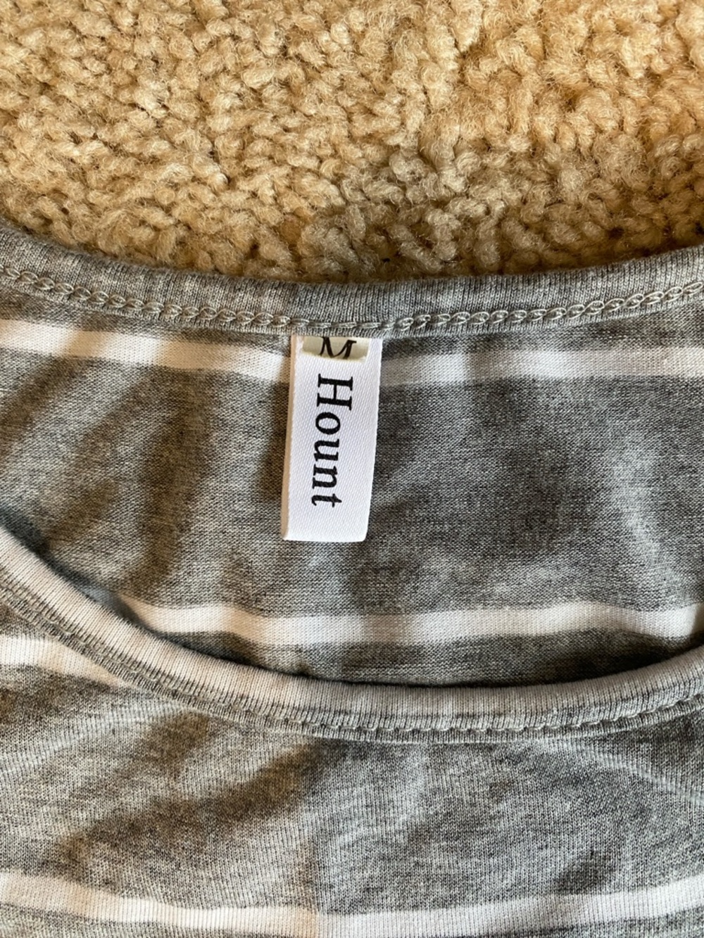 Gray Striped Sleeveless Maxi Dress - Picture 4 of 4
